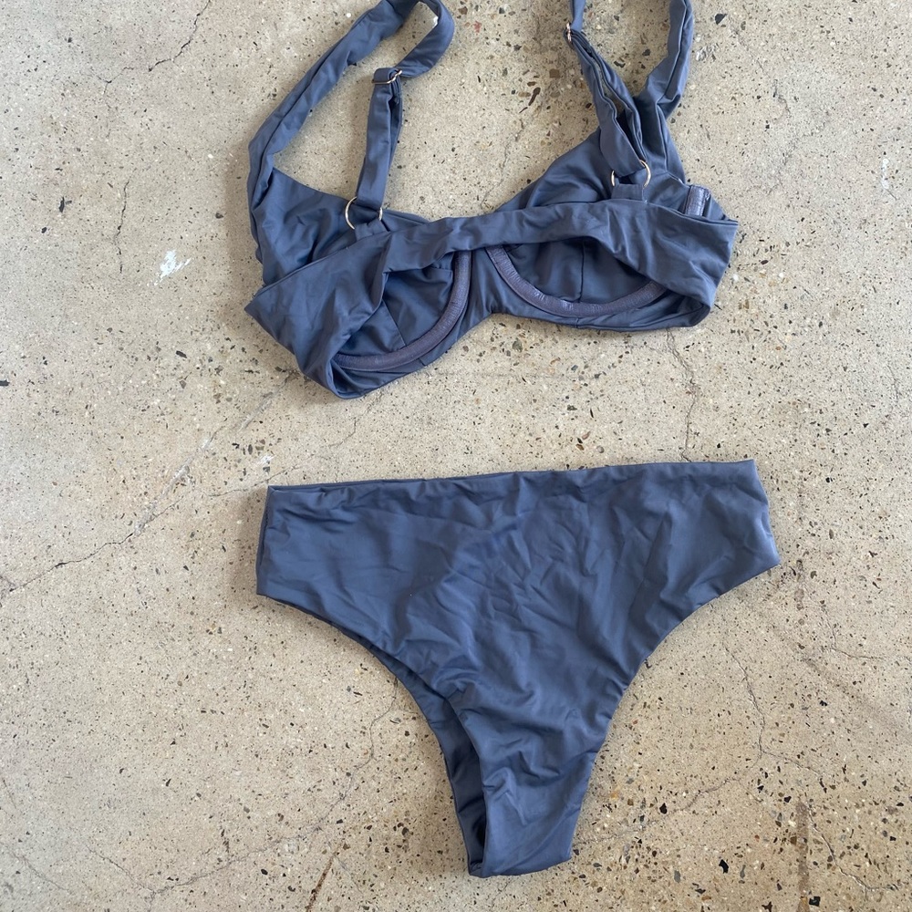 Myra Swim Graphite Bikini Set Gem